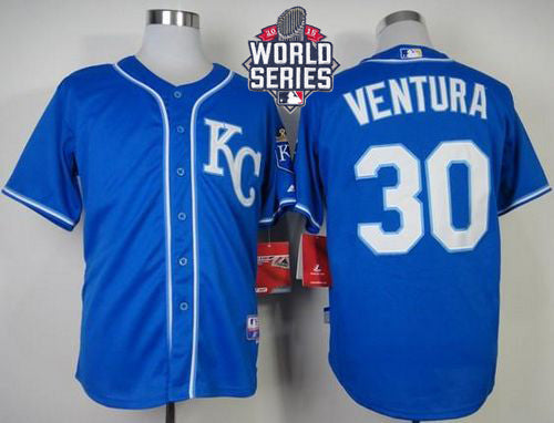 Yordano Ventura Kansas City Royals blue Alternate jersey