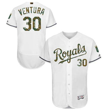 Yordano Ventura Kansas City Royals white Authentic jersey