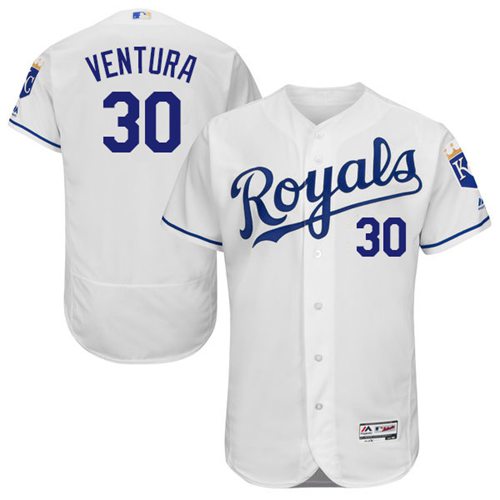 Yordano Ventura Kansas City Royals white Authentic jersey