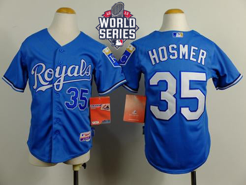 Eric Hosmer Kansas City Royals blue Alternate jersey
