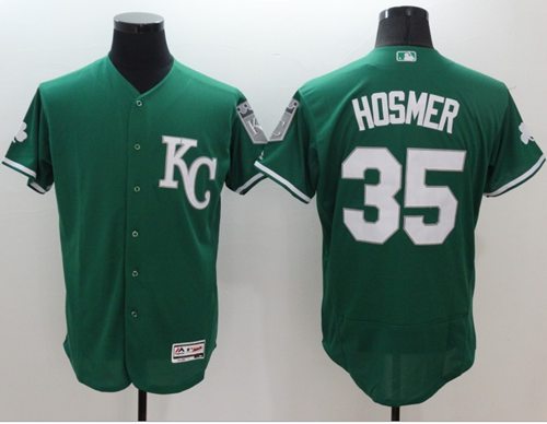 Eric Hosmer Kansas City Royals green Authentic jersey