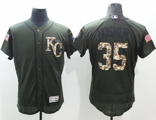 Eric Hosmer Kansas City Royals green Salute To Service jersey
