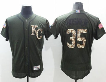 Eric Hosmer Kansas City Royals green Salute To Service jersey