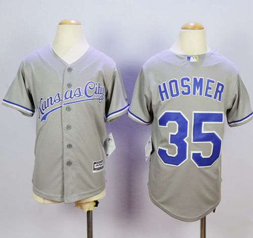 Eric Hosmer Kansas City Royals grey jersey