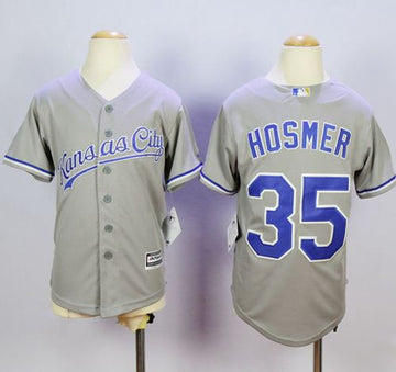 Eric Hosmer Kansas City Royals grey jersey