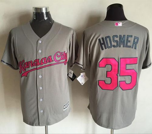 Eric Hosmer Kansas City Royals grey jersey