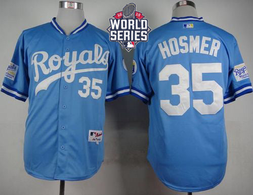 Eric Hosmer Kansas City Royals blue jersey