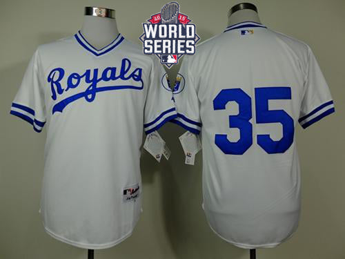 Eric Hosmer Kansas City Royals white jersey