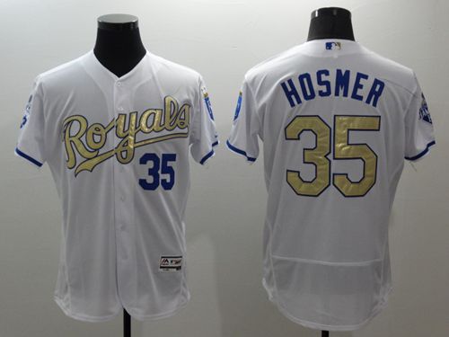 Eric Hosmer Kansas City Royals white Authentic jersey