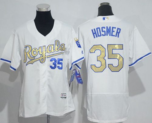 Eric Hosmer Kansas City Royals white Authentic jersey