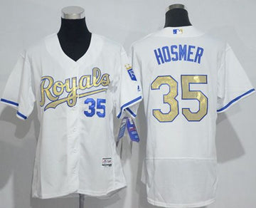 Eric Hosmer Kansas City Royals white Authentic jersey