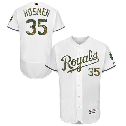 Eric Hosmer Kansas City Royals white Authentic jersey