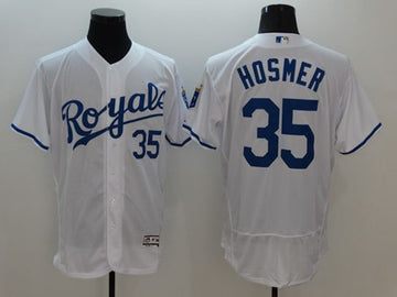 Eric Hosmer Kansas City Royals white Authentic jersey