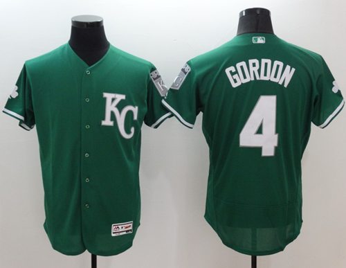 Alex Gordon Kansas City Royals green Authentic jersey