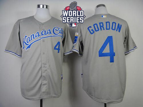 Alex Gordon Kansas City Royals grey jersey