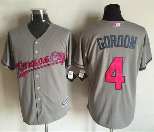 Alex Gordon Kansas City Royals grey jersey