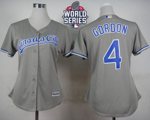 Alex Gordon Kansas City Royals grey Road jersey