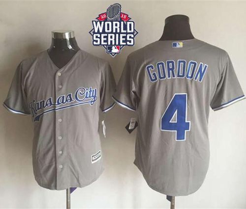 Alex Gordon New Kansas City Royals grey jersey
