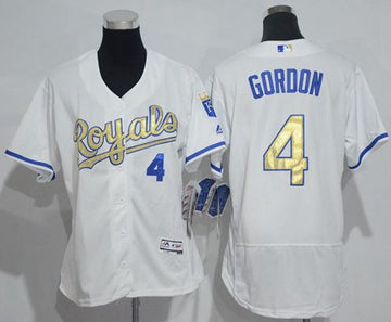 Alex Gordon Kansas City Royals white Authentic jersey