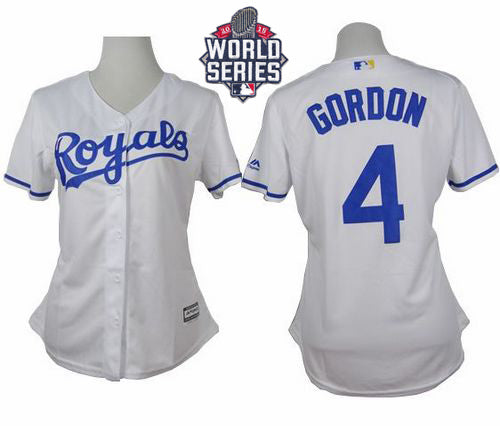 Alex Gordon Kansas City Royals white Home jersey