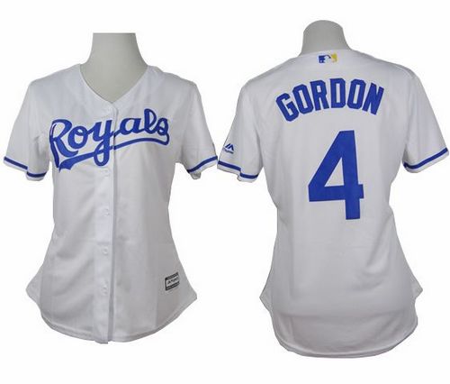 Alex Gordon Kansas City Royals white Home jersey