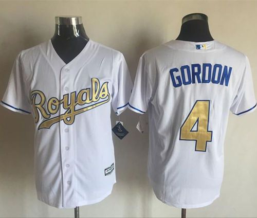 Alex Gordon Kansas City Royals white jersey