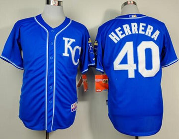 Kelvin Herrera Kansas City Royals blue Alternate jersey