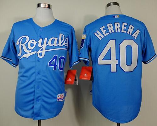 Kelvin Herrera Kansas City Royals blue Alternate jersey