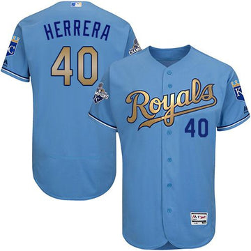 Kelvin Herrera Kansas City Royals blue Authentic jersey