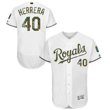 Kelvin Herrera Kansas City Royals white Authentic jersey
