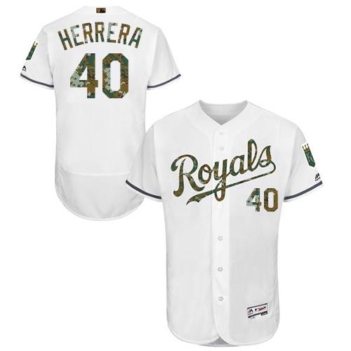 Kelvin Herrera Kansas City Royals white Authentic jersey