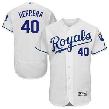 Kelvin Herrera Kansas City Royals white Authentic jersey