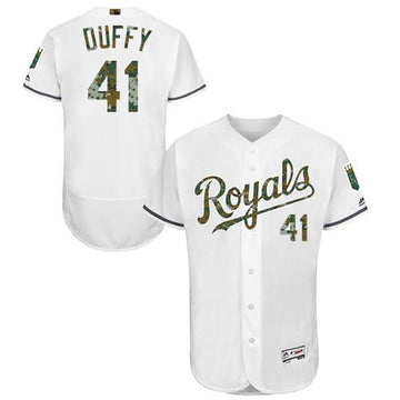 Danny Duffy Kansas City Royals white Authentic jersey