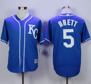 George Brett Kansas City Royals blue Alternate jersey