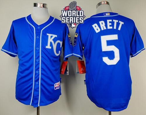 George Brett Kansas City Royals blue Alternate jersey