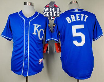 George Brett Kansas City Royals blue Alternate jersey