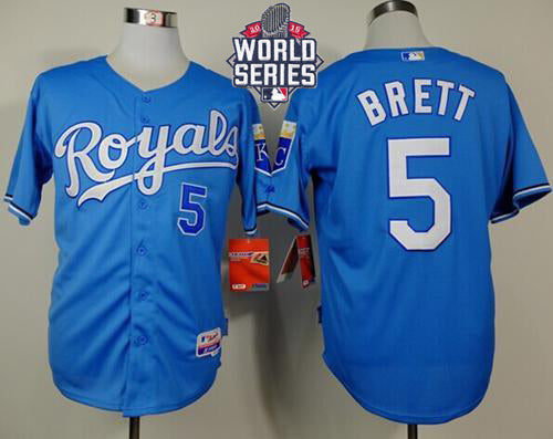 George Brett Kansas City Royals blue Alternate jersey