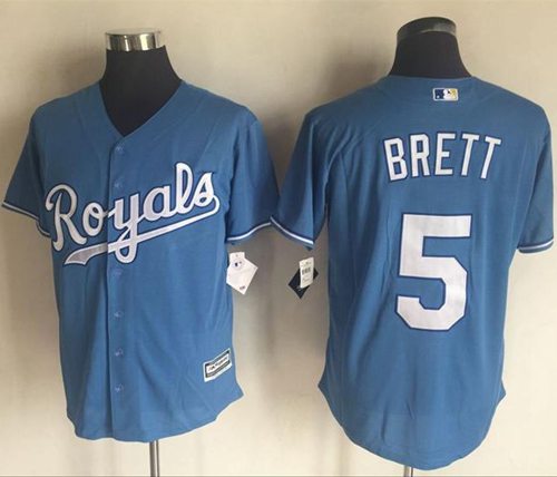 George Brett Kansas City Royals blue Alternate jersey