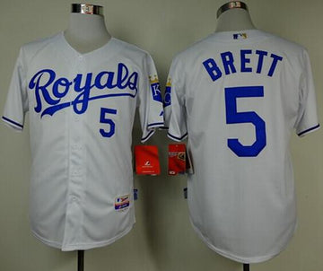 George Brett Kansas City Royals white jersey