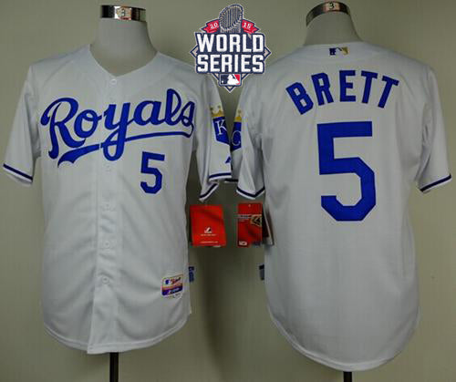George Brett Kansas City Royals white jersey