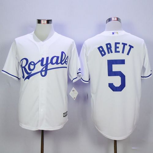 George Brett Kansas City Royals white jersey