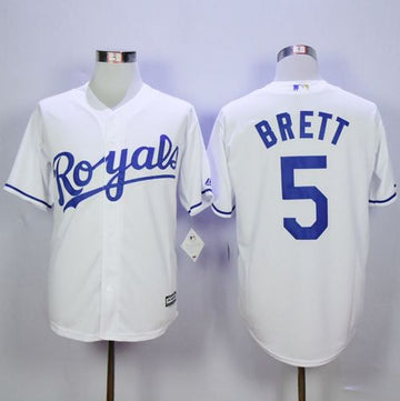 George Brett Kansas City Royals white jersey