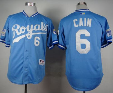 Lorenzo Cain Kansas City Royals blue jersey