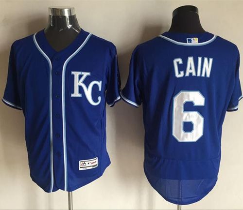 Lorenzo Cain Kansas City Royals royal Authentic jersey
