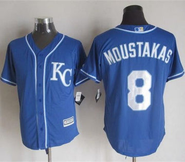 Mike Moustakas Kansas City Royals blue Alternate jersey