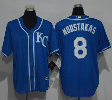 Mike Moustakas Kansas City Royals blue jersey