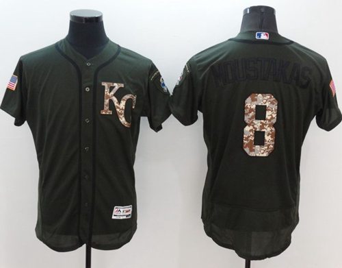 Mike Moustakas Kansas City Royals green Salute To Service jersey
