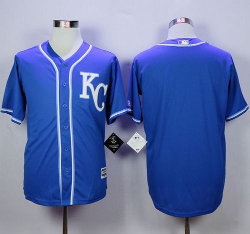 Custom Kansas City Royals blue Alternate jersey
