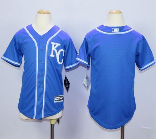 Custom Kansas City Royals blue jersey