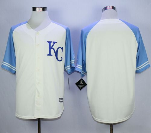 Custom Kansas City Royals cream jersey